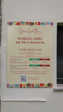 Restaurant Giulietta al Lago - Como à Como (la carte)