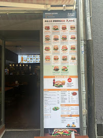 Menu du Burger Factory à Berlin