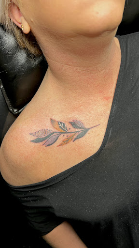 Explore life line tattoo ideas, creative tattoo ideas in Meridian, available at Creative Pain Tattoo Studio