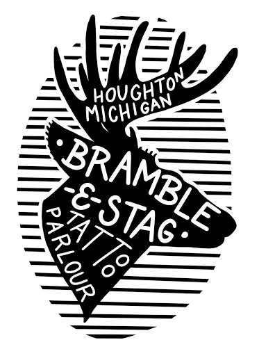 Explore portrait sleeve tattoo ideas, creative tattoo ideas in Houghton, available at Bramble & Stag Tattoo Parlour