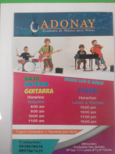 ACADEMIA DE MUSICA PARA NIÑOS ADONAY - Machala