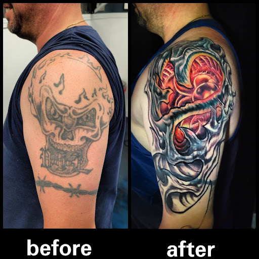 Explore 80's tattoo ideas, creative tattoo ideas in Buford, available at Inked Arts Tattoo Studio