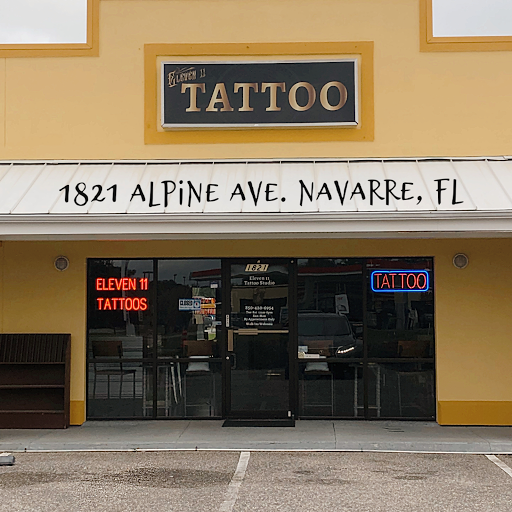 Explore hidden name tattoo ideas, creative tattoo ideas in Navarre, available at Eleven 11 Tattoo Studio