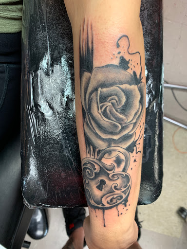 Explore black tattoo ideas, creative tattoo ideas in Albuquerque, available at Tattoosbyfrankieg