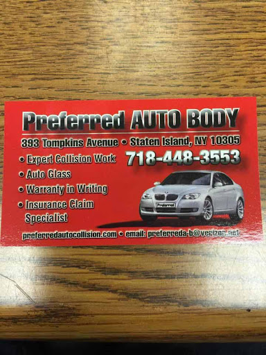 Auto Body Shop «Preferred Auto Body & Repair», reviews and photos, 393 Tompkins Ave, Staten Island, NY 10305, USA