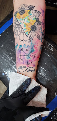 Explore 3 person tattoo ideas, creative tattoo ideas in Fresno, available at Happy Client Tattoo