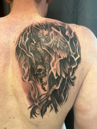 Explore miles morales tattoo ideas, creative tattoo ideas in Roy, available at Garden Gate Tattoo & Art Collective