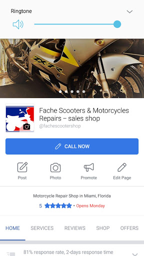 Motorcycle Repair Shop «Fache Motorcycles & Scooters sales-repairs shop», reviews and photos, 2051 NW 27th Ave, Miami, FL 33142, USA