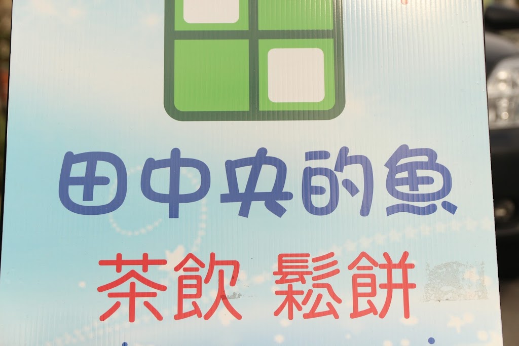 田中央的魚 的照片