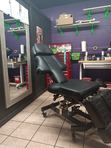 Explore wrench tattoo ideas, creative tattoo ideas in Denison, available at Mad House Tattoos