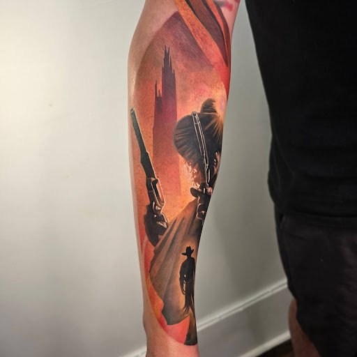 Explore animal tattoo ideas for men, creative tattoo ideas in Red Bank, available at Atelier I Gallery