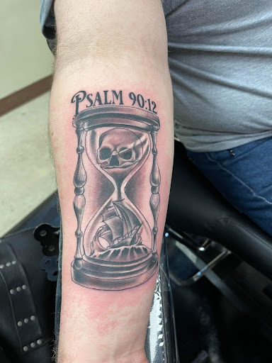 Explore death note tattoo ideas, creative tattoo ideas in Terre Haute, available at Under the Gun Inc