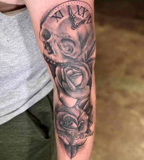 Explore arrow tattoos ideas, creative tattoo ideas in Hammond, available at Famous Ink, Inc.