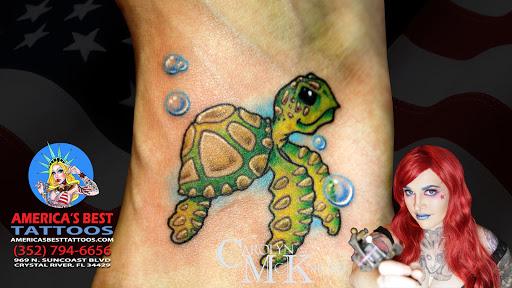Explore cover up ideas for name tattoos, creative tattoo ideas in Crystal River, available at Americas Best Tattoos