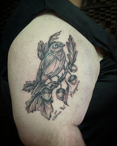 Explore charlie brown tattoo ideas, creative tattoo ideas in Appleton, available at Carlieyed Tattoo