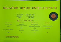 Menu du Bar bocciofila imola à Imola
