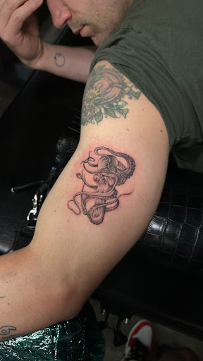 Explore nezuko tattoo ideas, creative tattoo ideas in Atlanta, available at Iron Palm Tattoos & Body Piercing Atlanta