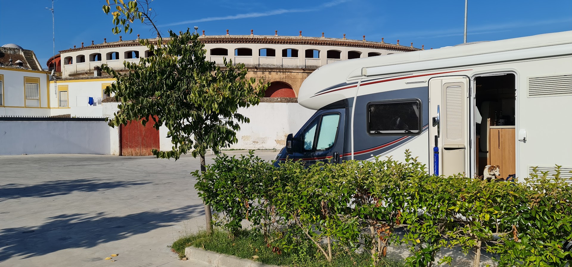 Estacionamiento de autocaravana