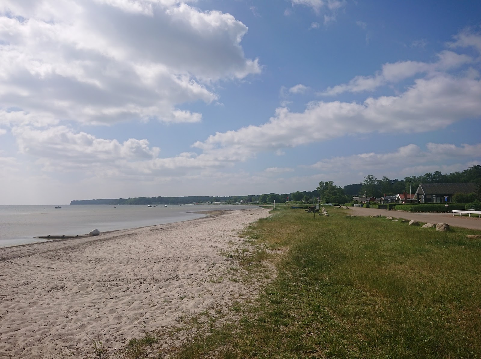 Zdjęcie Binderup Beach z proste i długie