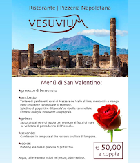 Carte du Pizzeria Vesuvium Prato à Prato
