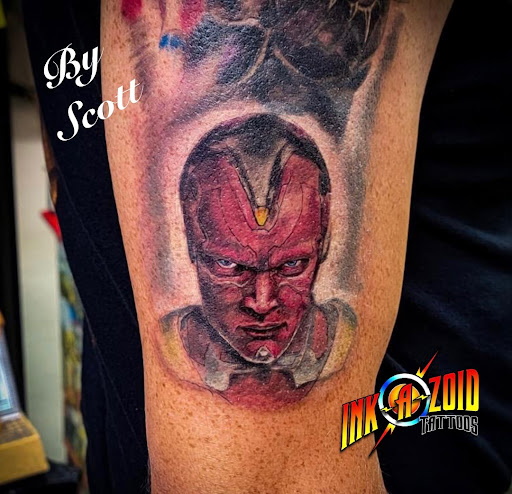 Explore female elbow tattoo ideas, creative tattoo ideas in Kingsport, available at Ink-a-zoid Tattoos & Piercings