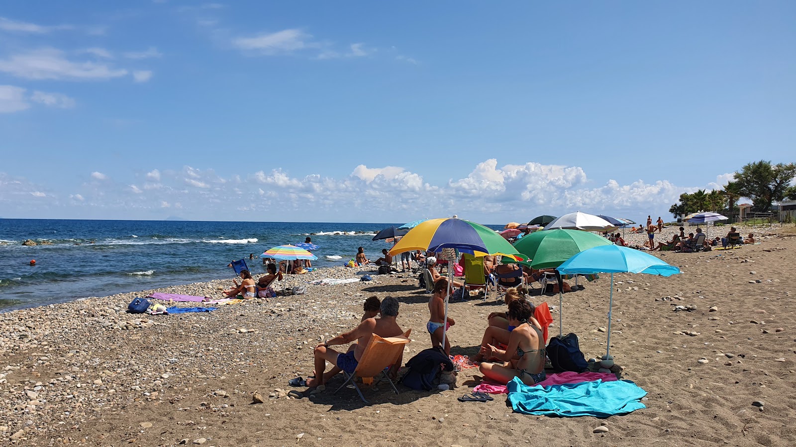 Valokuva Spiaggia Costa Turchinaista. sisältäen pitkä suora