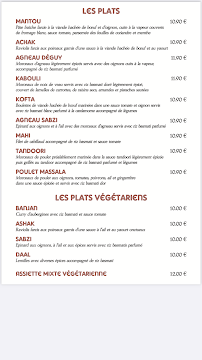 Menu / carte de Restaurant LE NAWAAB à Rouen