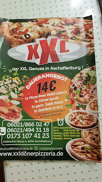 Menu du XXL Döner & Pizzeria à Aschaffenburg