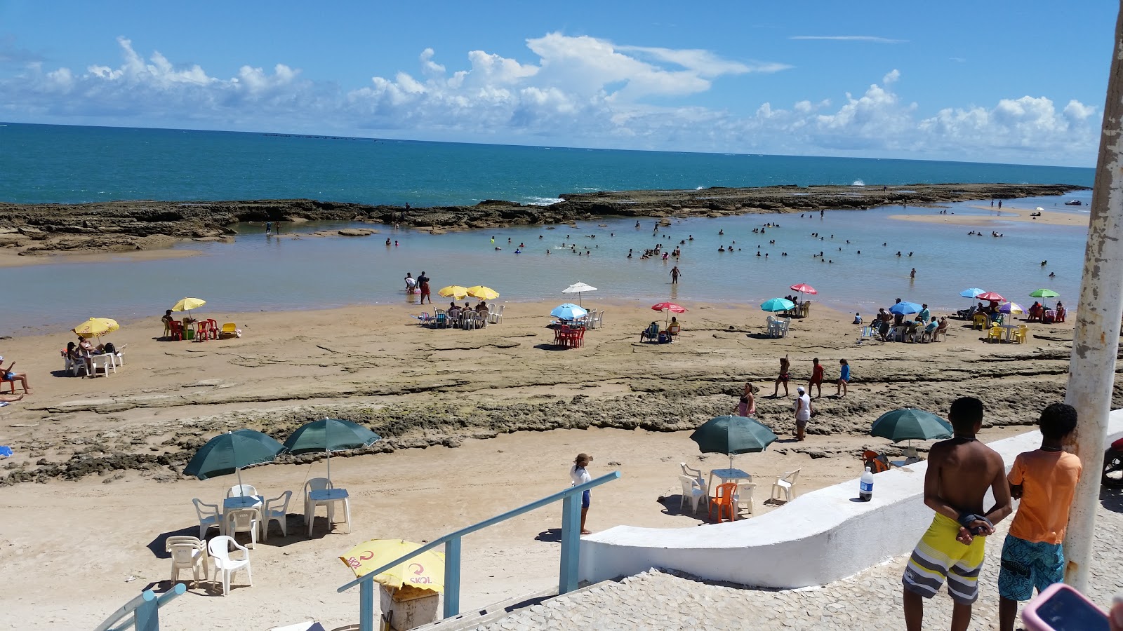 Praia de Pontal do Coruripe的照片 带有长直海岸