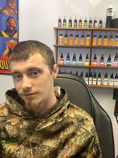 Explore donut tattoo ideas, creative tattoo ideas in Whitehall, available at Beachside Tattoos & Smoke Shop