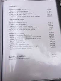 L'Escalinada à Nice menu