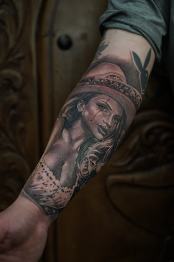 Explore stick n poke tattoo ideas, creative tattoo ideas in Fountain Valley, available at Lowrider Tattoo Studios