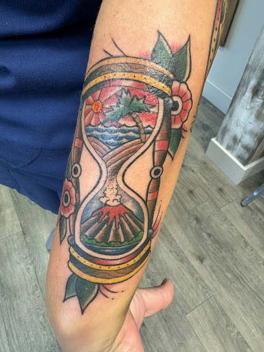 Explore neck tattoo ideas for women, creative tattoo ideas in Fairfield, available at Lambadi City Tattoo