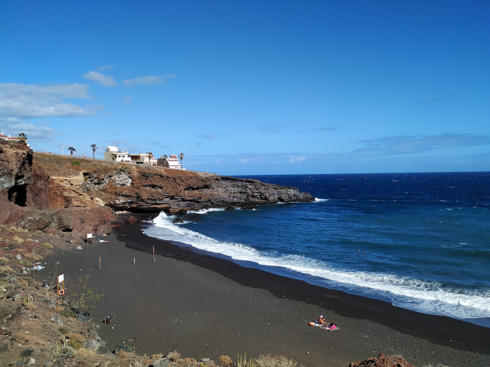 Foto av Playa del Abrigo med blå rent vatten yta