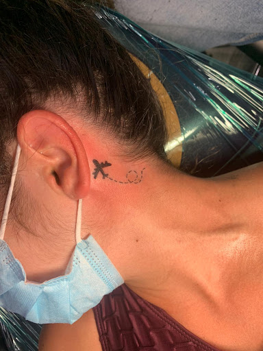 Explore banksy tattoo ideas, creative tattoo ideas in Miami, available at Inkaholik Tattoos Kendall