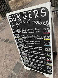 Restaurant de hamburgers Matt Burger à Montpellier (le menu)