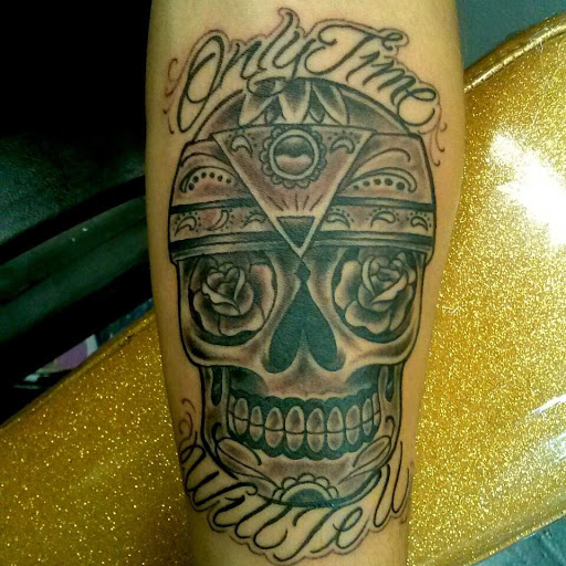 Explore chef knife tattoo ideas, creative tattoo ideas in Stockton, available at Stockton Tattoo & Piercing