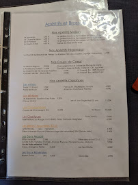 Restaurant La Charrette Bleue à Condorcet menu