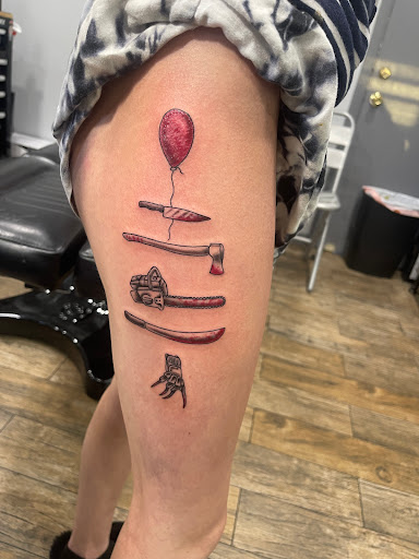 Explore female arm sleeve tattoo ideas, creative tattoo ideas in Littleton, available at Clean Slate Tattoo & Body Piercing Studio