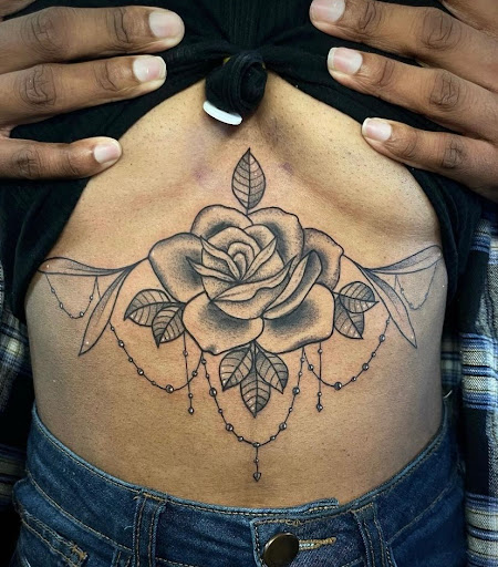 Explore tattoo ideas for back, creative tattoo ideas in Beaumont, available at Roots Tattoo Studio