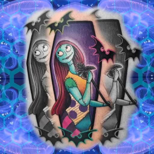 Explore back of ear tattoo ideas, creative tattoo ideas in Islamorada, available at Jellyfish Daydreams LLC