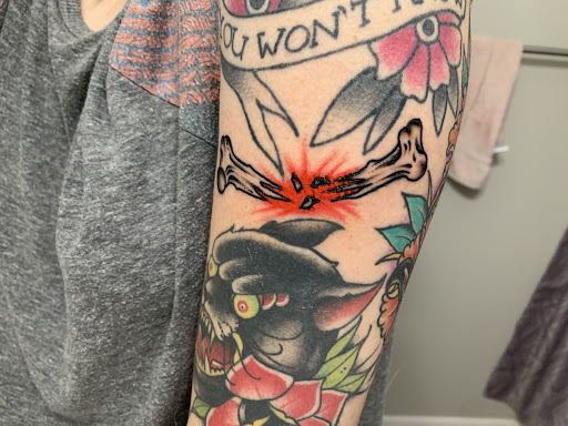 Explore hurricane tattoo ideas, creative tattoo ideas in Chesapeake, available at Electro Magnetic Tattoo Studio