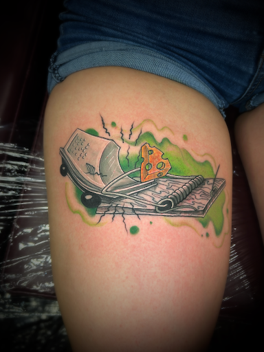 Explore foo dog tattoo ideas, creative tattoo ideas in Titusville, available at Exclusive Ink Studio