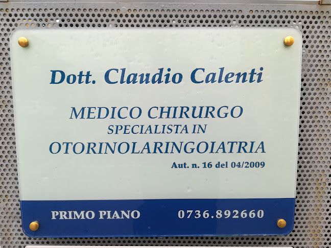 Recensioni di Calenti Dr. Claudio a Spinetoli - Otorinolaringoiatra