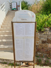 Casa de Hóspedes e Restaurante Dorita à Odeceixe menu