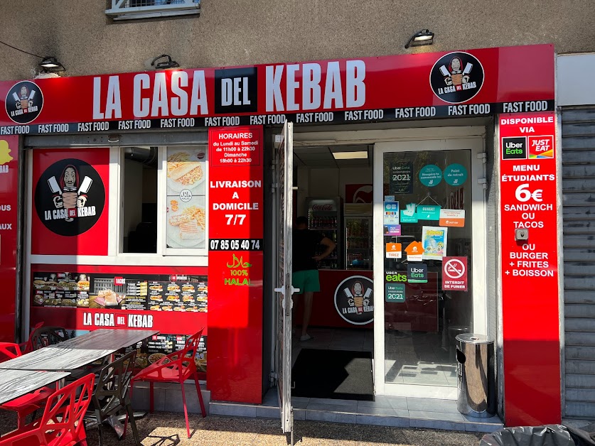 La Casa Del Kebab Fast Food Halal, Kebab Burger Tacos Livraison à Vitrolles