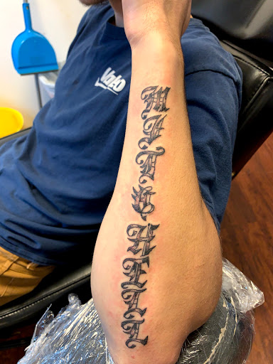 Explore prison tattoo ideas, creative tattoo ideas in Seymour, available at American Gypsy Tattoo Corp.