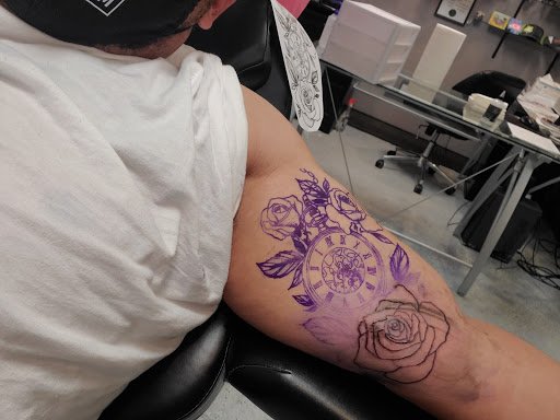 Explore angel memorial tattoo ideas, creative tattoo ideas in Victoria, available at Ds Tattoos