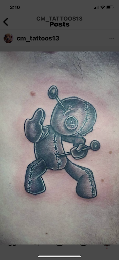 Explore 2x2 tattoo ideas, creative tattoo ideas in Cocoa, available at Rorschach Tattoo Shop and Piercing Studio