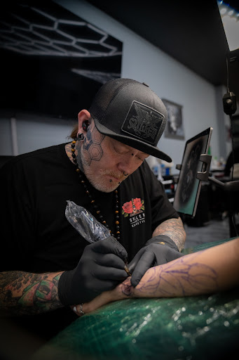 Explore balloon tattoo ideas, creative tattoo ideas in Rowlett, available at Sinners Tattoo Studio and Supply